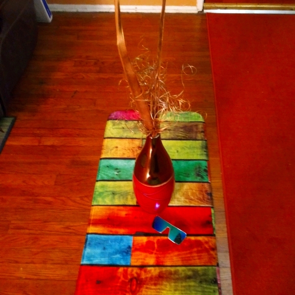 "Ross's Other - Beautiful Vase with Gold accents.